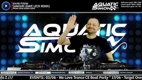 Aquatic Simon LIVE - Trance Fans Requests - 141 - 01/06/2023