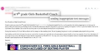 Eisenhower High School fires Girls' Basketball coach accused of sexting player