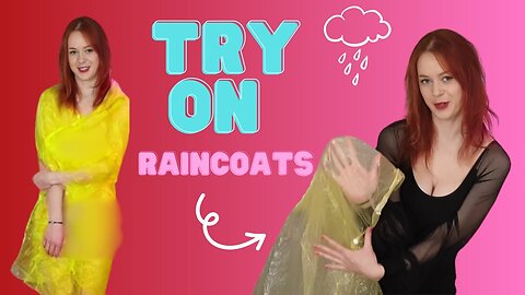 Raincoats try on: which one will save you from summer rain?