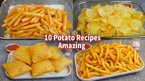 10 Amazing Potato Recipes!! Collections ! French Fries , Potato Chip , Potato Snack | meo g