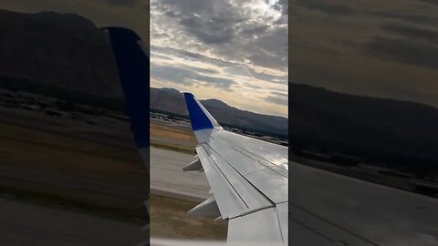 United Express Embraer 175 Takeoff Salt Lake City 🇺🇸