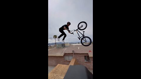 Crazy bike trick