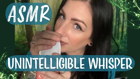 ASMR Unintelligible Whisper With TONS of Mouth Sounds - Up Close Whisper!