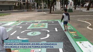 Conscientização: Crianças Aprendem Leis Relacionadas à Segurança Viária de Forma Divertida.