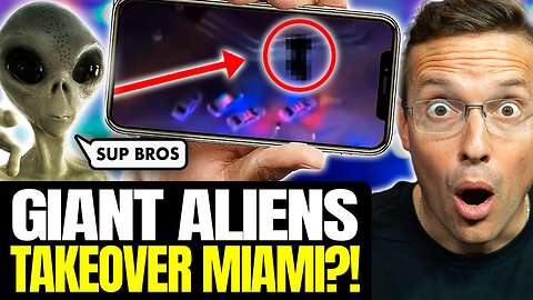 VIDEO: 'Creepy' 10 Foot-Tall ALIENS Spotted In Miami?! Massive Police Response | Psy-Op or REAL?