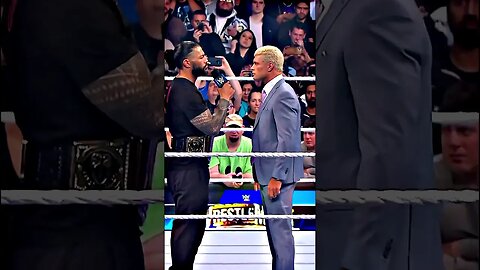 Roman Reigns & Cody Rhodes Face to face || Cody Rhodes Acknowledge Roman Reigns #smackdown #wwe