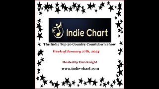 Indie Top 20 Country Countdown Show January 27th, 2024