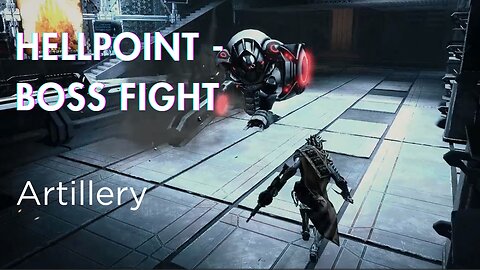 Hellpoint Boss fight - Artillery - I brought a knife to a gunfight!