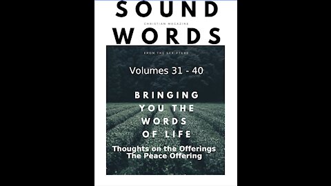 Sound Words, Thoughts on the Offerings The Peace Offering