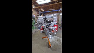 getting the jeep supercharger mocked up on cherokee motor