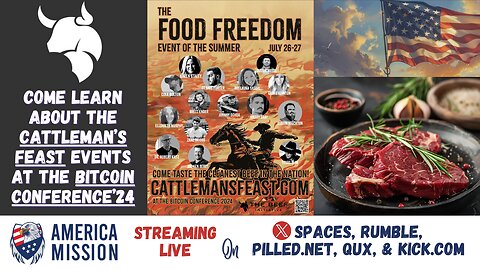 Special XSpace: 🥩FOOD FREEDOM🥩 with The Beef Initiative