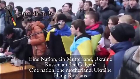 Sieg Heil, Sieg Heil... One nation, One Motherland, Ukraine (Hang Russians)