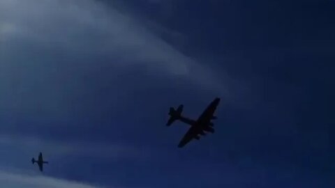 B-17 bomber and a smaller plane collide at Dallas airshow.