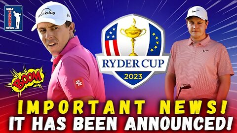 👉 🏆 RYDER CUP 2023 🔔 LATEST NEWS !! IT'S CONFIRMED! 🚨GOLF NEWS!