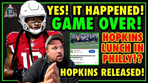 ITS GAME OVER! DEANDRE HOPKINS RELEASED! EAGLES SIGNING DEANDRE HOPKINS WOULD BREAK THE LEAGUE!