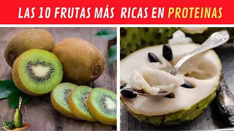 Las 10 frutas que más proteína tienen: ¡Sorprenden