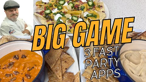 3 Big Game Party Appetizers
