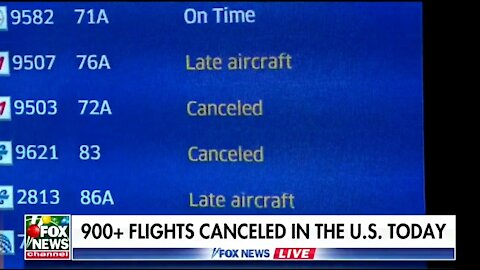 Hundreds More Flights Cancelled Due to Omicron