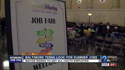 Baltimore teens looking for summer jobs through YouthWorks