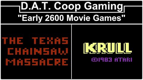 ATARI 2600 Movie Games. (D.A.T. Coop Gaming)
