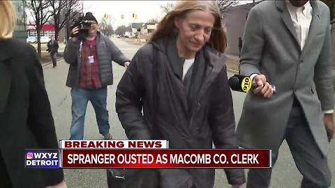 Macomb County Clerk Karen Spranger removed from office
