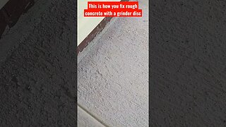 how to fix rough concrete by hand #diy #lifehacks #concrete