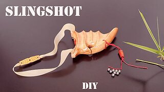 How to create powerful wooden slingshot. Powerful wooden slingshot | DIY