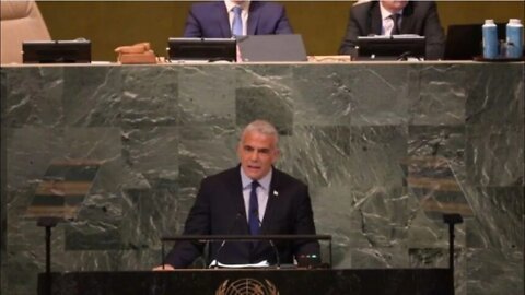 PM LAPID ENDORSES PALESTINIAN STATE AT UNITED NATIONS, BUT ISRAELIS DO NOT SUPPORT HIM