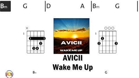 AVICII Wake Me Up - Guitar Chords & Lyrics HD