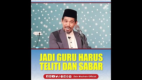 Orang Tua Belum Tentu Teliti dan Sesabar Seorang Guru