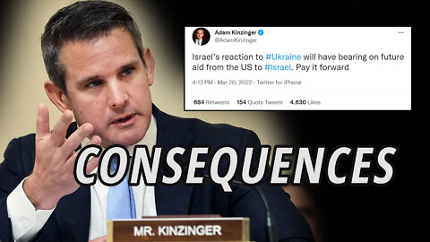 Adam Kinzinger doubles down over US assistance to Israel with tweet