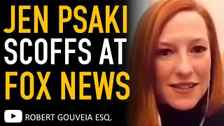 Jen Psaki Laughs at Fox News Covering Criminal Justice Issues