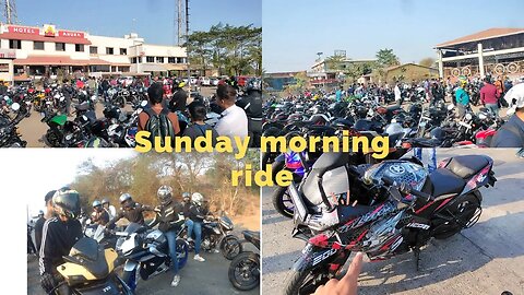 Sunday ride Ahura hotel with superbikes bmw s1000rr kawasaki z800 Honda cbr 650