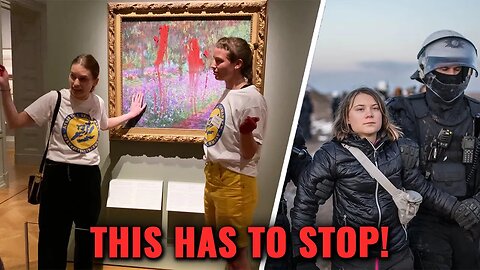 Delusional Climate Change Activists DESTROYED Another $100 Million Painting