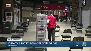 Diamondbacks hosting 3-day blood drive