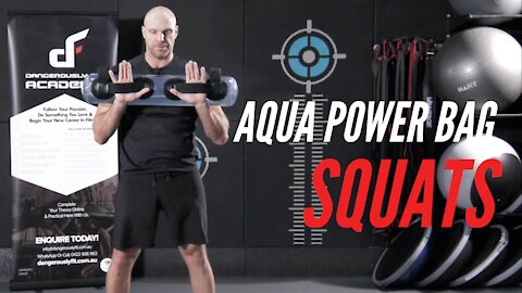 Aqua Power Bag Squats