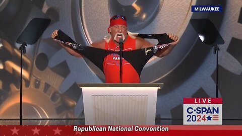 Hulk Hogan at the Republican National Convention