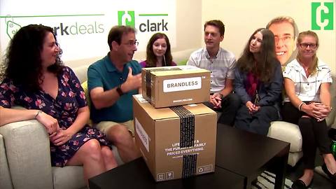 Team Clark opens Brandless box!