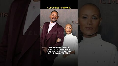 Jada Pinkett Smith wanted to announce split