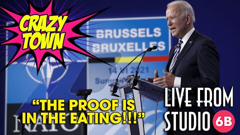 HUH?! Biden Shows Up Late to NATO Speech to Say This?? (Crazy Town)
