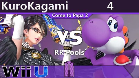 KuroKagami (Bayonetta) vs. GoTE|4 (Yoshi) - Wii U RR Pools - CTP2