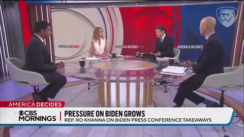 CBS Gives Dem Rep. Ro Khanna A Reality Check On Biden