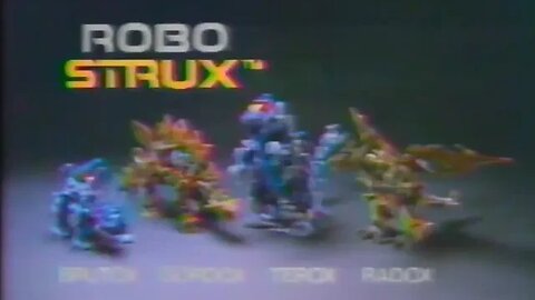 Robo Strux Dinosaur Toys Commercial (1985)