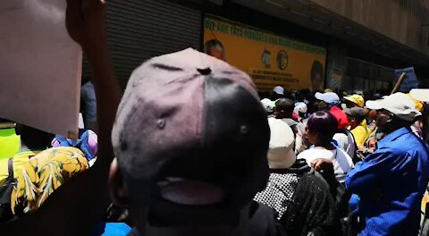 SOUTH AFRICA - Johannesburg - Ekurhuleni informal community marched to the ANC HQ (Video) (kUz)