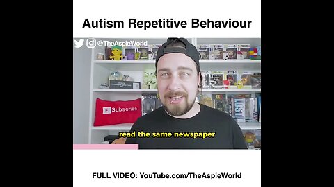 Autism And Repetitive Behaviour @TheAspieWorld #autism #shorts #actuallyautistic