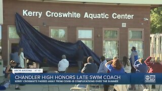 Chandler High honors late swim coach