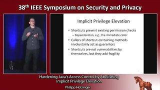 Hardening Java's Access Control by Abolishing Implicit Privilege Elevation