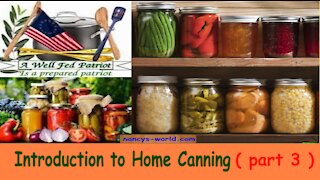 Introduction To Home Canning ( part 3 ) Pressure Canning