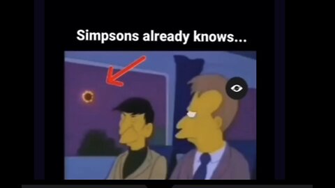 total solar eclipse the SIMPSON KNOW