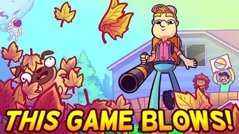 Leaf Blower Man - This Game Blows! Demo Gameplay